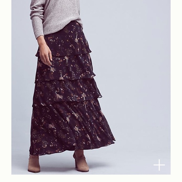 Anthropologie Dresses & Skirts - Anthropologie Botanica tiered maxi skirt